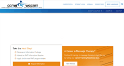 Desktop Screenshot of collegeofmassage.com